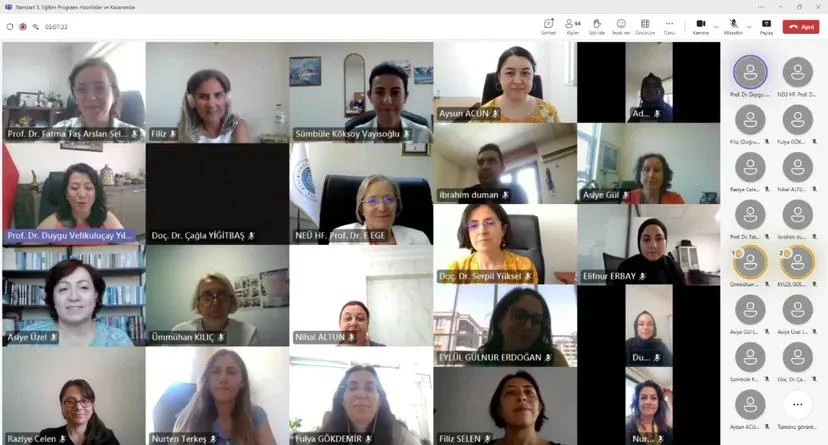 Standart 3. Eğitim Programı Hazırlıklar ve Kazanımlar